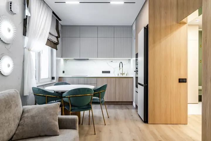 Ultra City, 60 м²: кухня-гостиная — ремонт под ключ